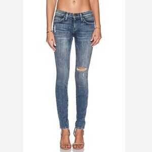 Current/Elliot - Cheville Heartbreak Destroy Ankle Skinny Jeans - Size 28